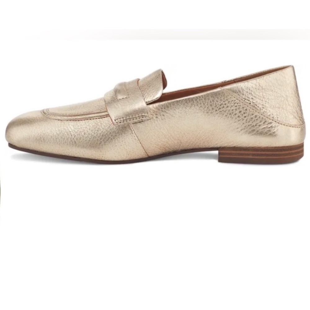 🔼 UGG Janaya Women’s Gold Leather Loafers - Picture 3 of 9